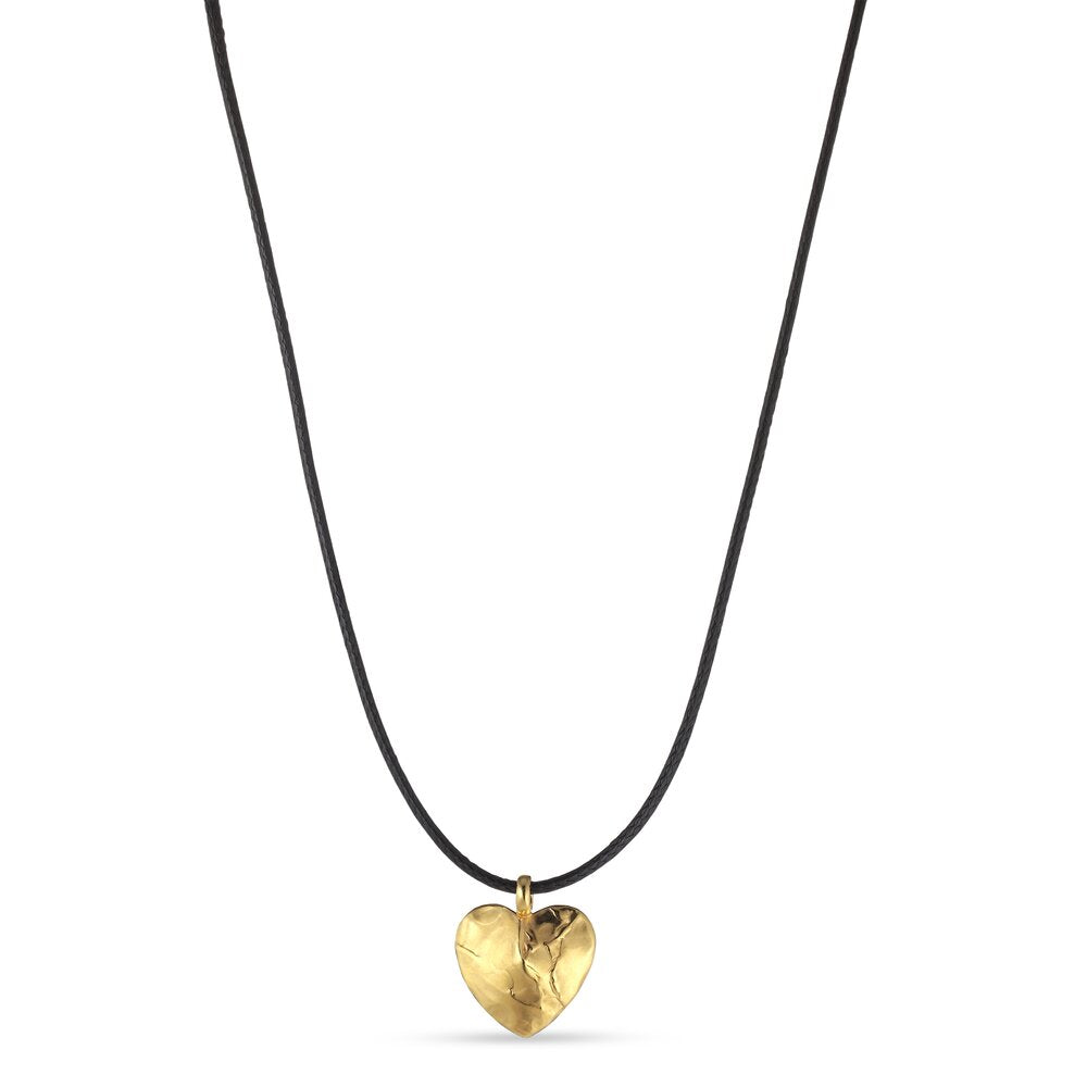 Bruised Heart String halskæde - forgyldt